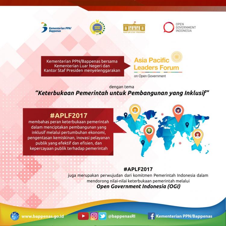 Asia Pacific Leaders Forum on Open Government 2017  : Keterbukaan Pemerintah untuk Pembangunan yang Inklusif