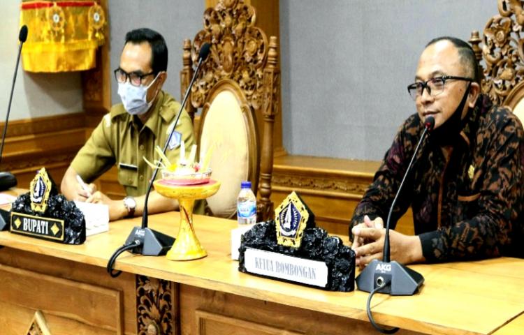 Bupati Badung Diwakili Ka. Diperpa Menerima Kunjungan Kerja Komisi II DPRD Bali Membidangi Pertanian