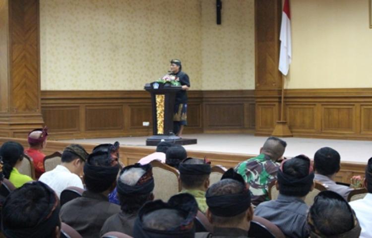 Bupati Badung hadir dalam Rapat Pleno Pekaseh se Kabupaten Badung Tahun 2019