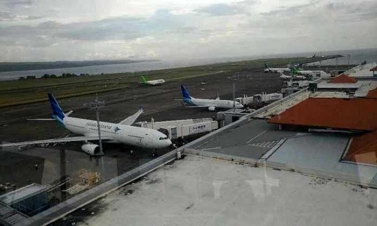 Dampak Gunung Agung 54 Penerbangan di Bandara Ngurah Rai Batal Terbang