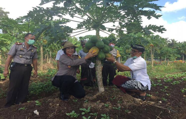 Ka. Diperpa Terima Kunjungan Wakapolres Badung, Kapolsek Abiansemal dan Rombongan ke OPAL BPP Abiansemal