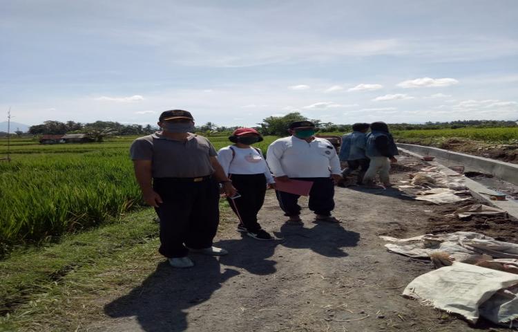 Kabid PSP Pimpin Monev Rehabilitasi Jaringan Irigasi Tersier di Subak Tinjak Menjangan Mengwi