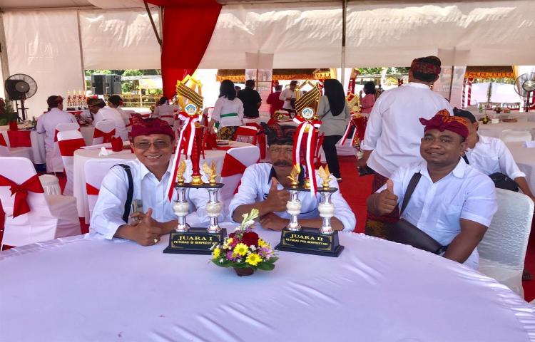 Kabupaten Badung memperoleh 2 Juara dalam Kontes Ternak Pedet Tingkat Provinsi Bali Tahun 2019