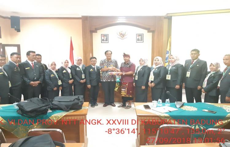 Kunjungan Benchmaking Diklat PIM IV Angkatan VI Kabupaten Soppeng dan Angkatan XXVIII Provinsi NTT