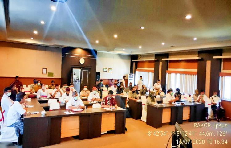 Mewakili Ka. Diperpa, Kabid TPH di Dampingi Kasi Produksi TPH dan Kasi Lahan dan Air PSP Hadiri Rapat Koordinasi LTT Pajale di BPTP Bali