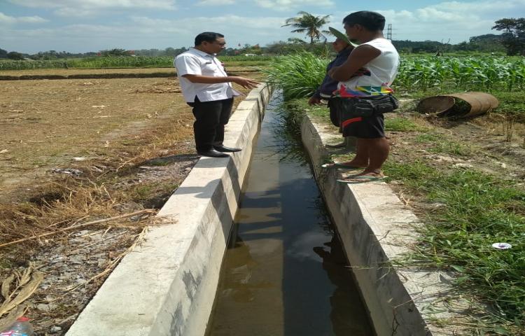 Monev Kegiatan Rehabilitasi Jaringan Irigasi Tersier disubak Tanah Yeng Kecamatan Abiansemal