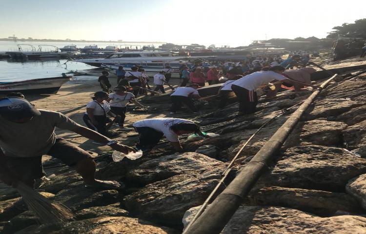 Pantura Tanjung Benoa Lokus ke 4 GERTAK Badung Bersih Diperpa Kab. Badung