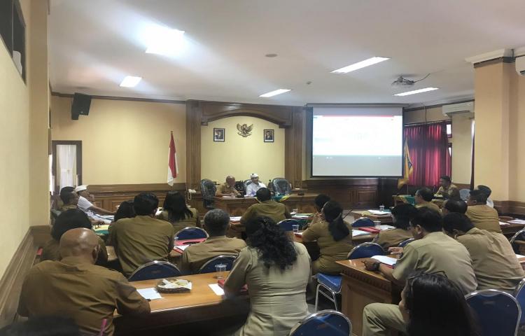 Rapat Persiapan Penataan Kelembagaan, Pemetaan Jabatan, Analisis Jabatan dan Analisis Beban Kerja