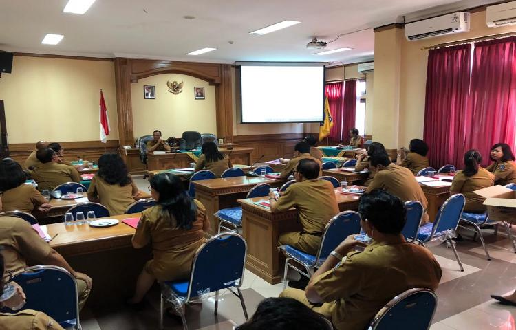 Rapat Rasionalisasi Anggaran 2020 Dinas Pertanian dan Pangan Kabupaten Badung