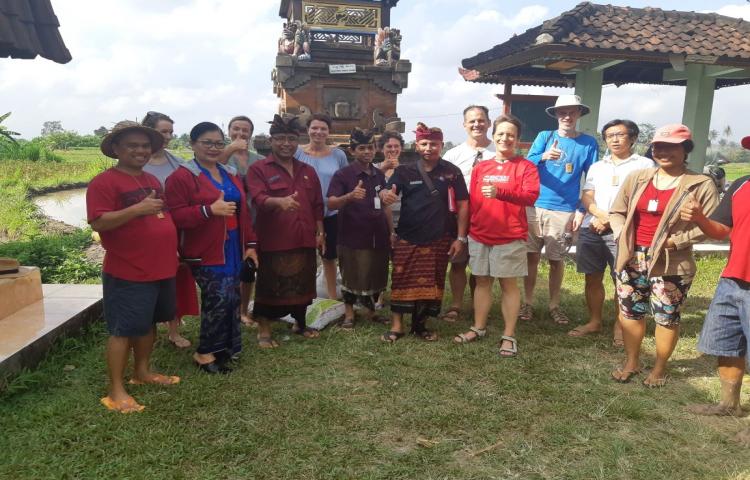 Rembug Lanjutan Subak Uma Lambing, Sibang Kaja, Green School dan Dinas Pertanian Dan Pangan  Kab. Badung